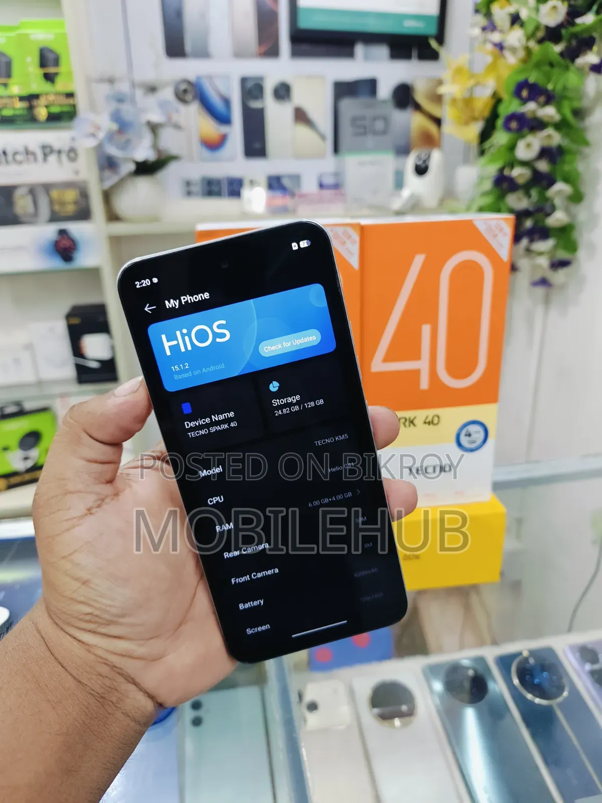 Tecno Spark 40 128 GB White