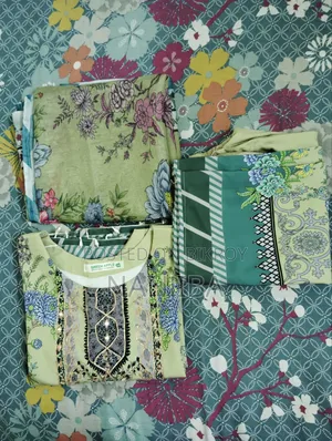 Floral Embroidered Ladies 3 Piece