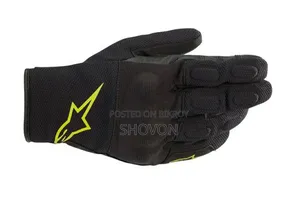 Alpinestars S Max Drystar Gloves- Black Yellow