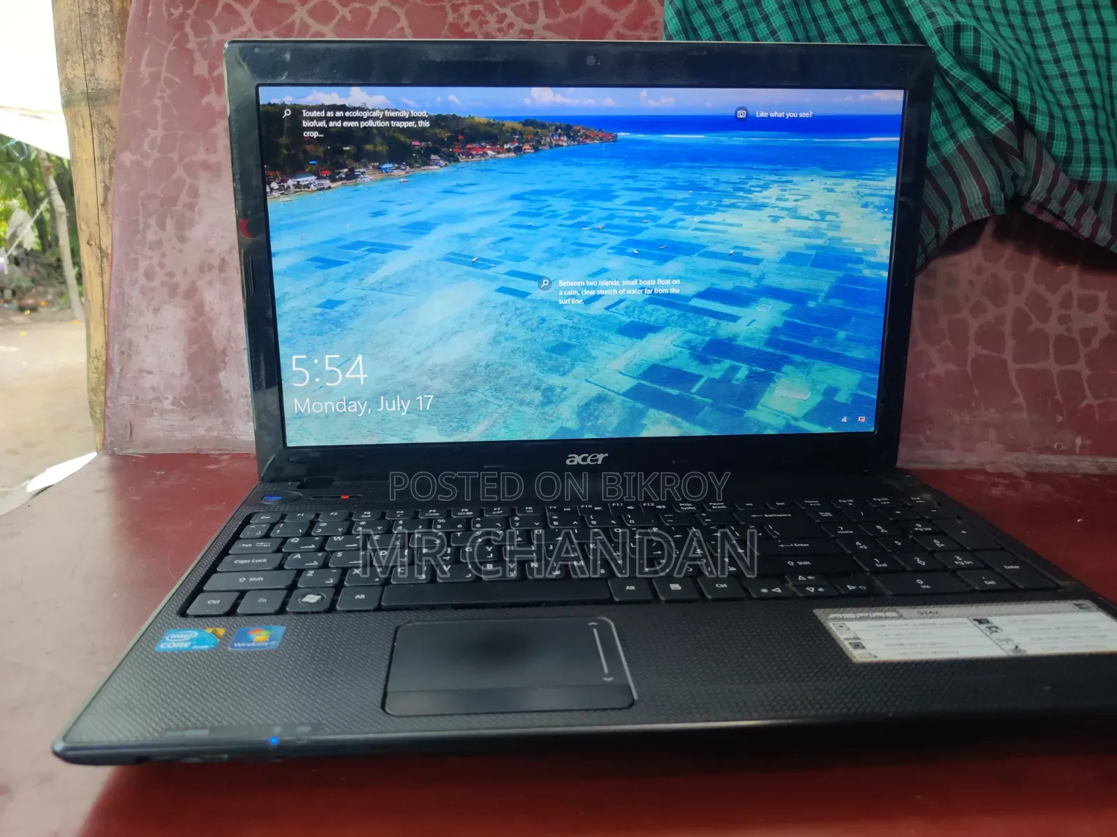 Laptop Acer 6GB Intel Core I5 SSD 128GB