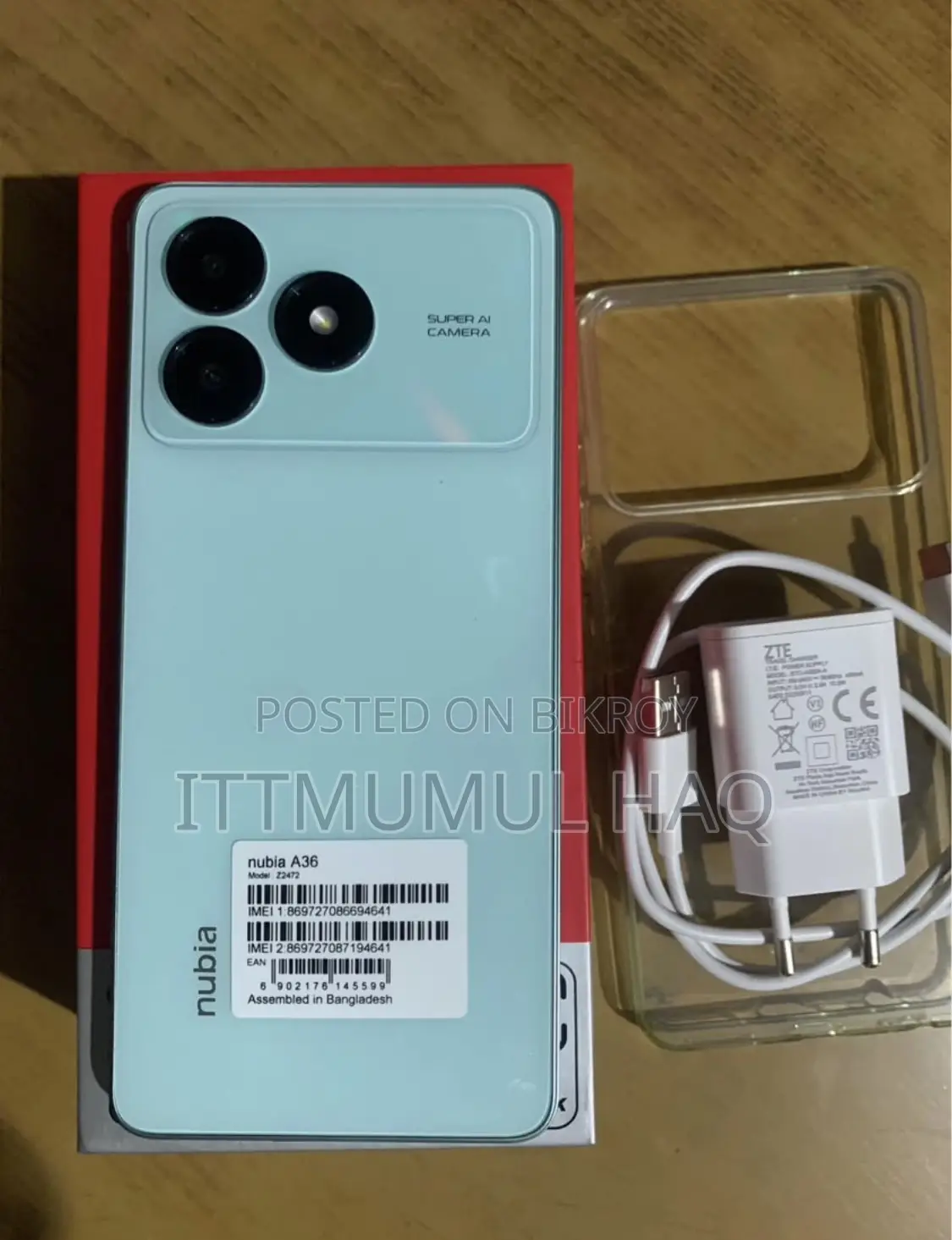 ZTE Blade A36 64 GB Blue