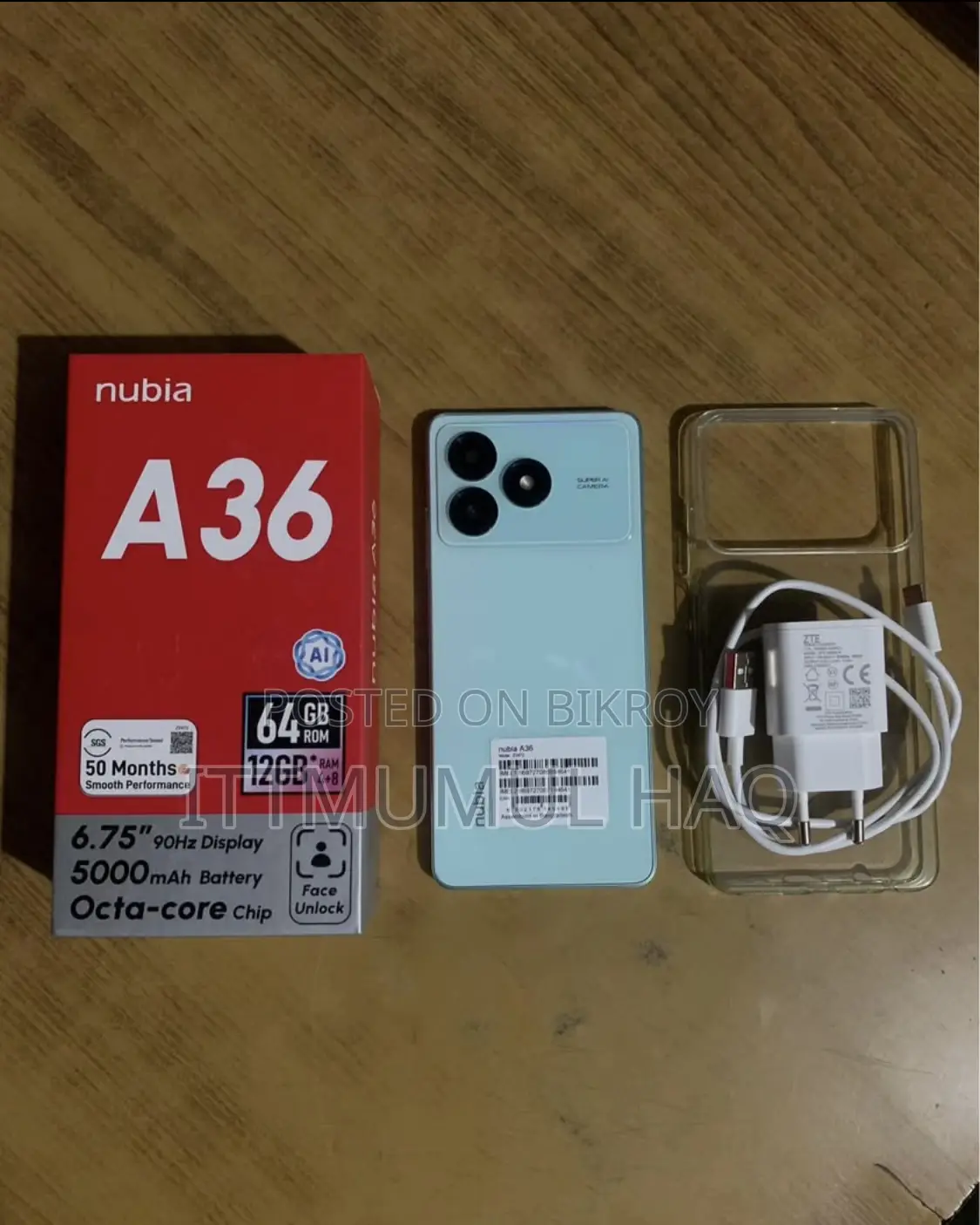 ZTE Blade A36 64 GB Blue