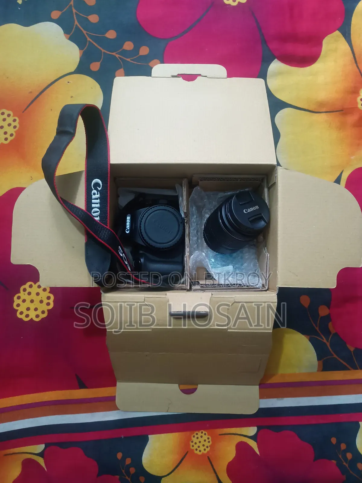 Canon Eos 250d DSLR Camera (Full Set for Sale)