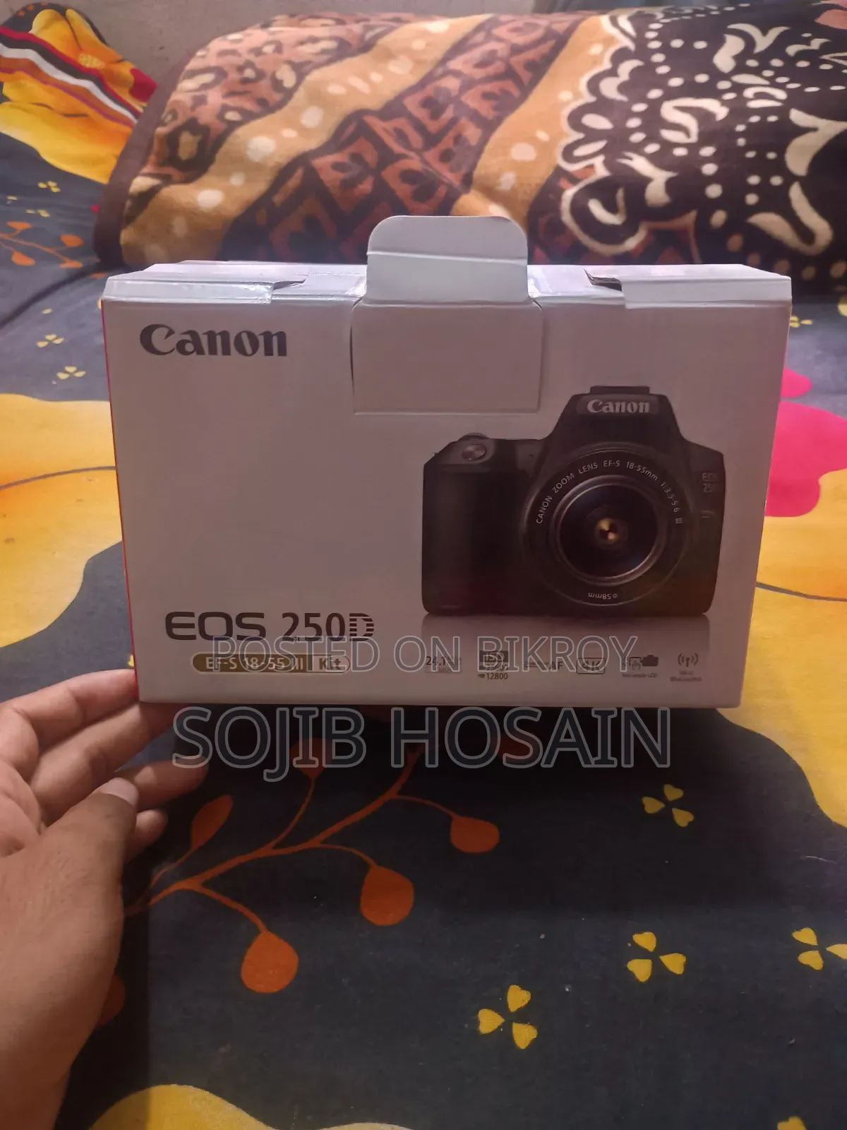 Canon Eos 250d DSLR Camera (Full Set for Sale)