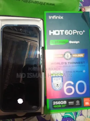 New Infinix Hot 60 Pro+ 256 GB Black