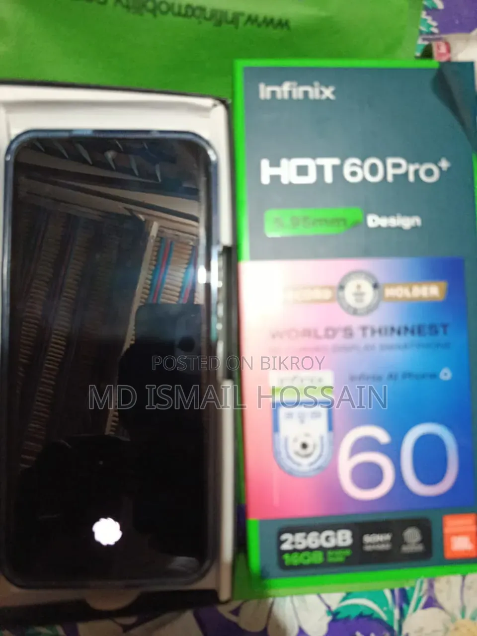 New Infinix Hot 60 Pro+ 256 GB Black