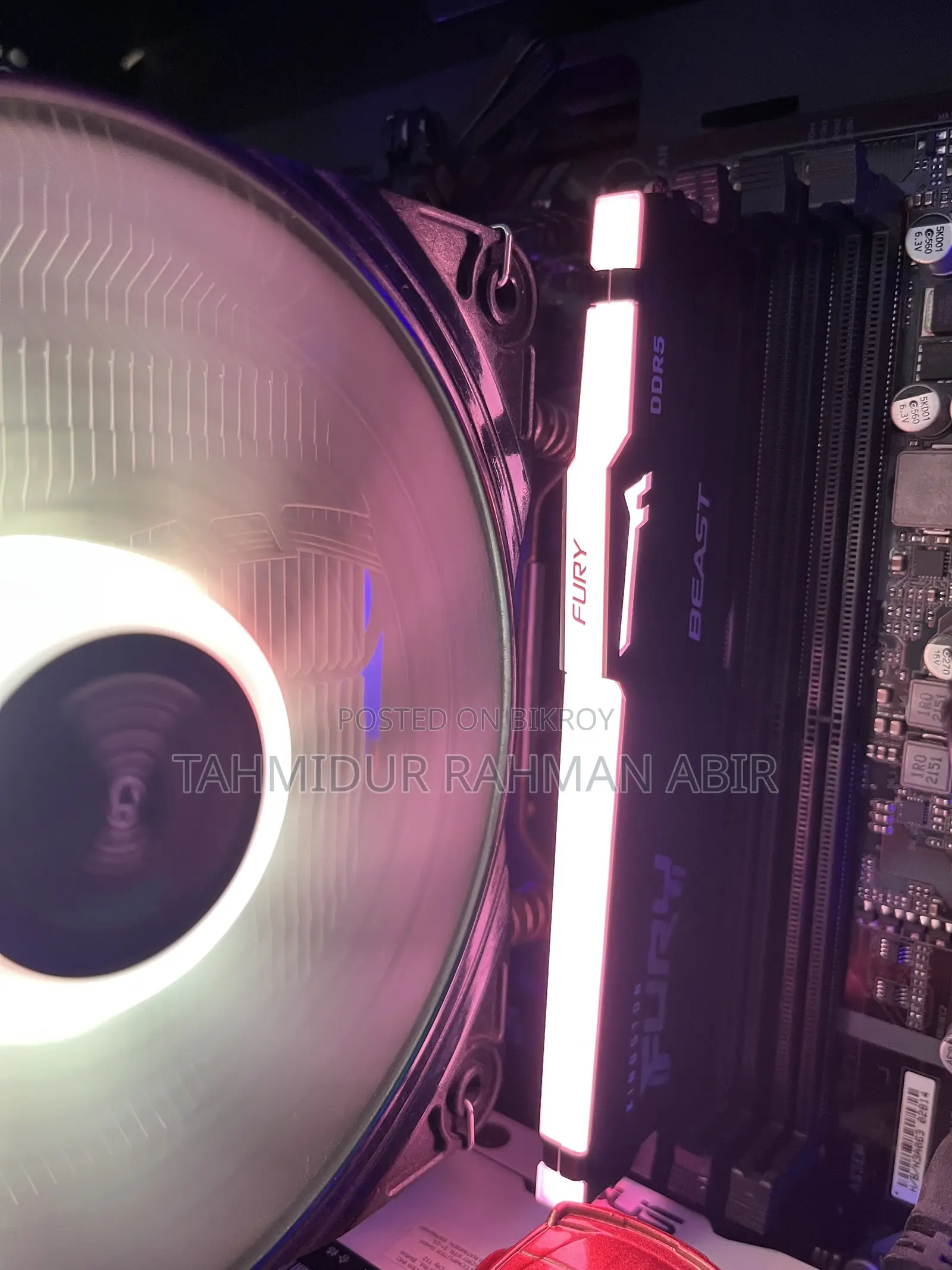 Kingston Fury Beast RGB 16gb Ddr5 6000mhz Cl36 Desktop Ram