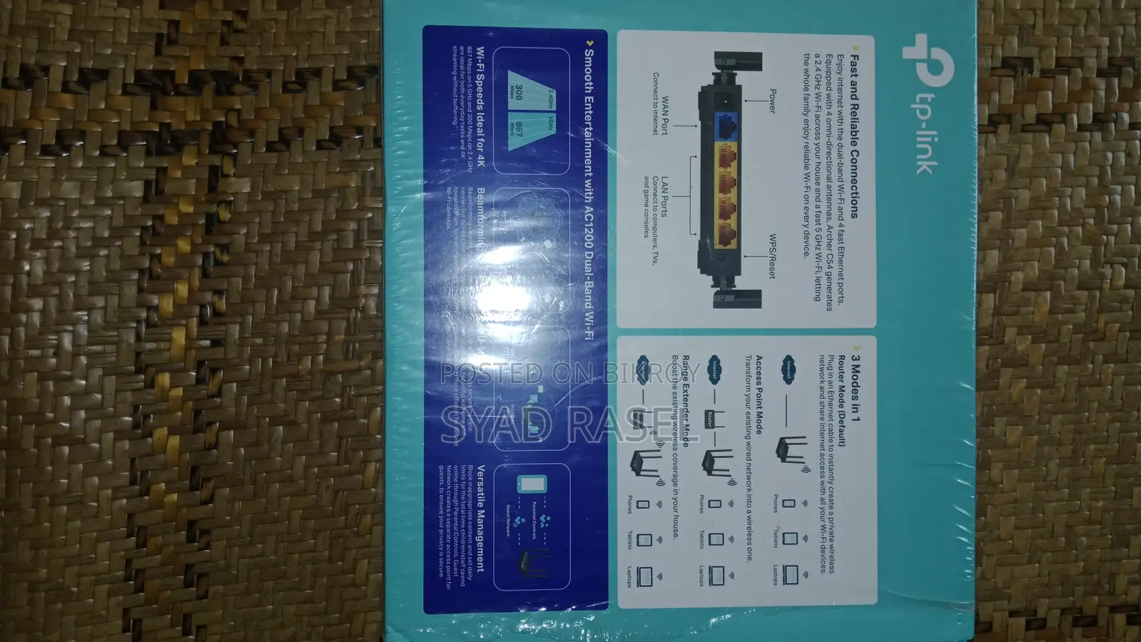 Tp Link Ac1200 Router and DBC Brand Onu