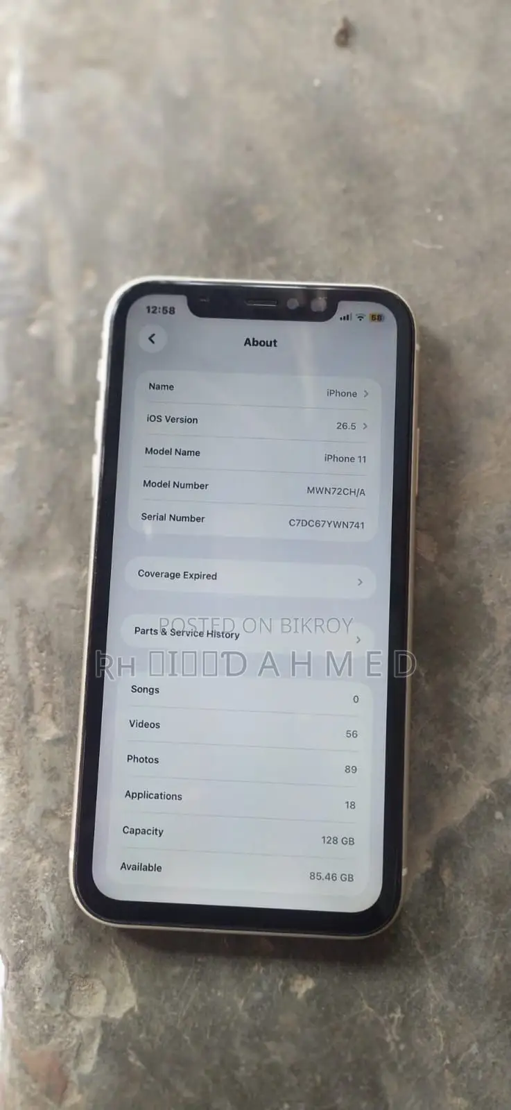 Apple iPhone 11 128 GB White