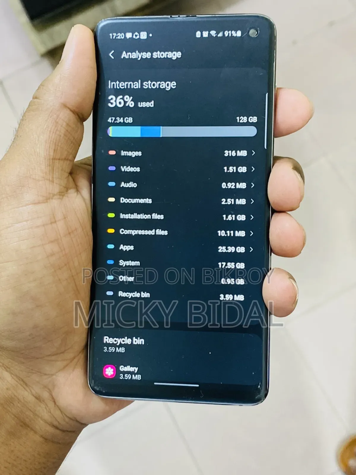 Samsung Galaxy S10 128 GB White
