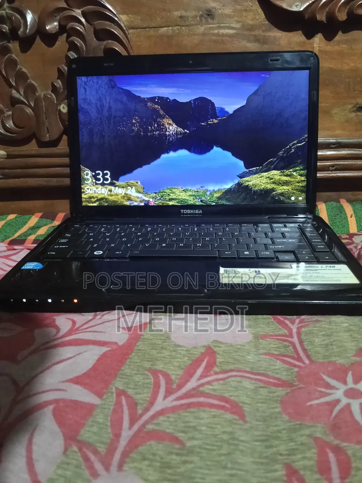 Laptop Toshiba Satellite L70 4GB Intel Core I3 HDD 500GB