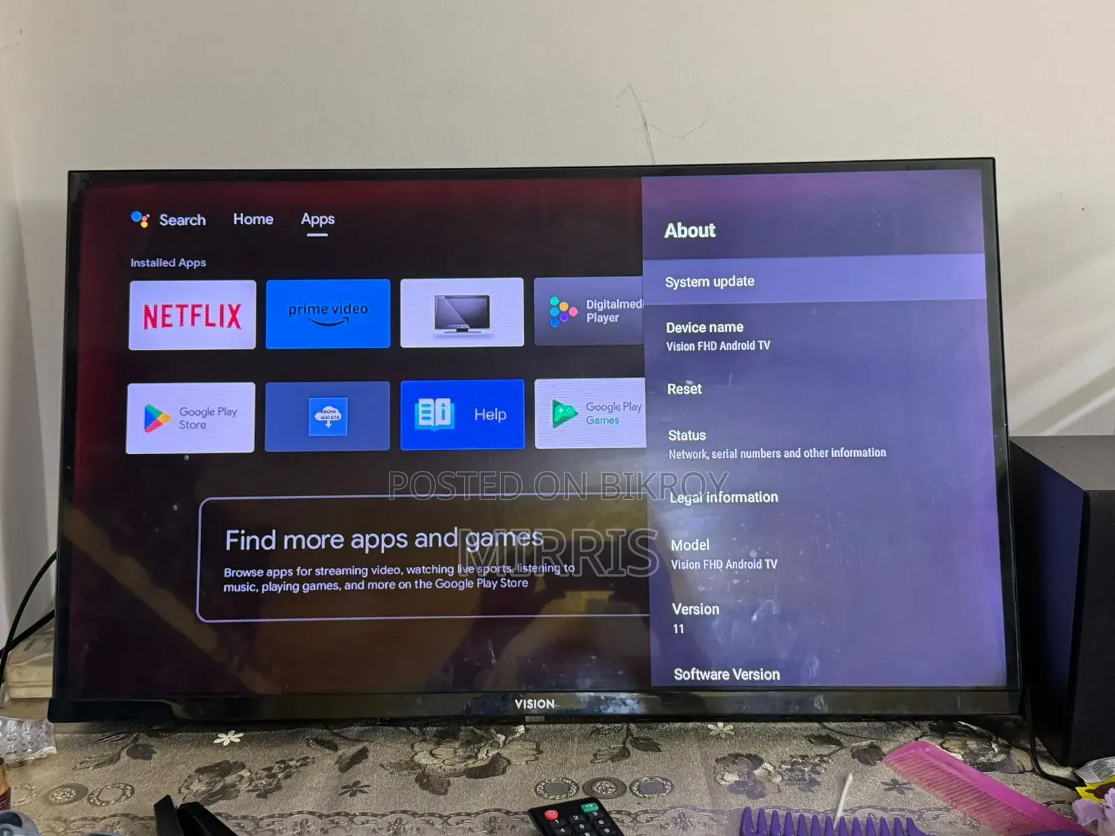 Vision Smart Tv Sell