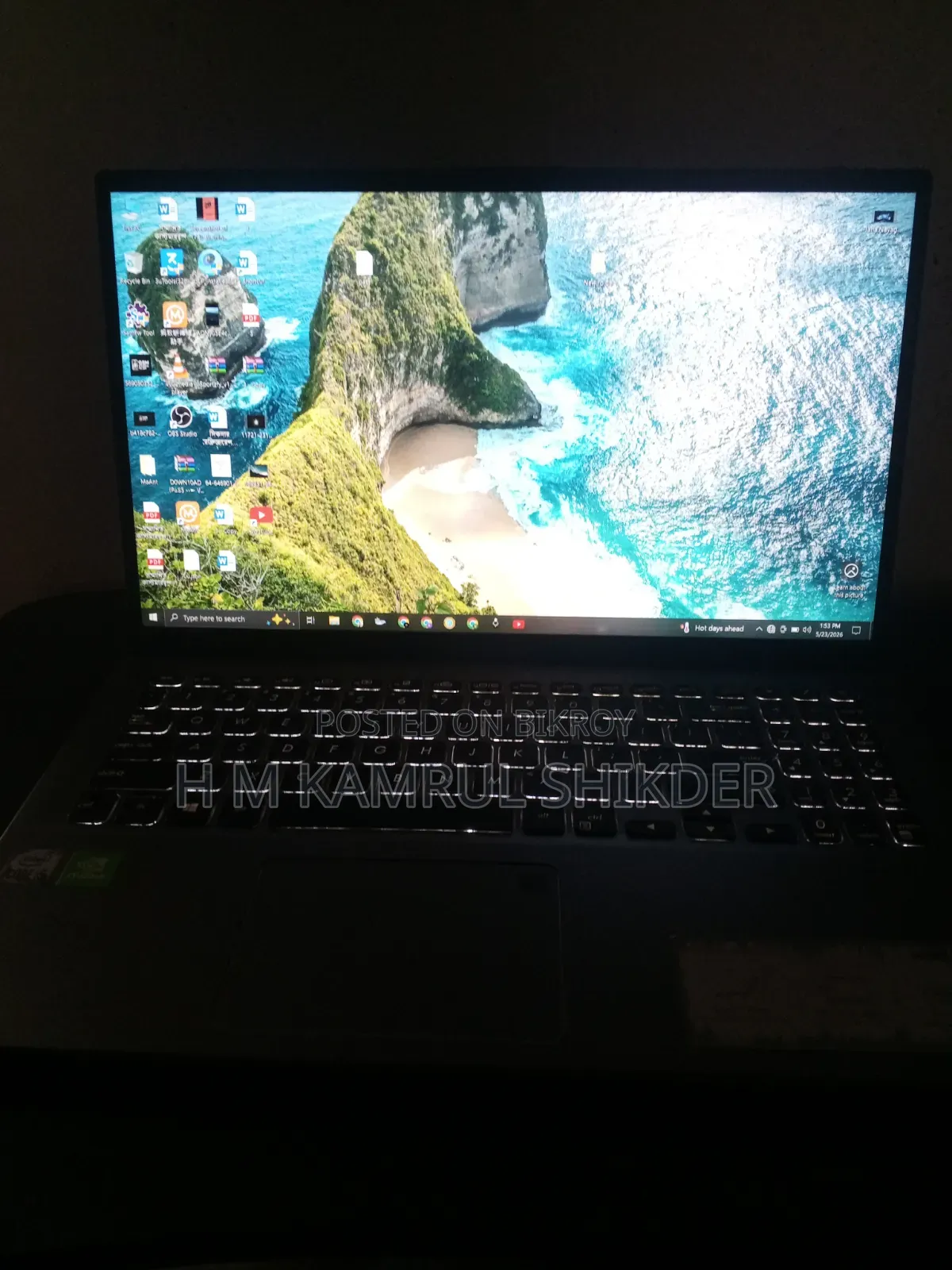 Laptop Asus VivoBook X540SA 8GB Intel Core I5 SSD 512GB