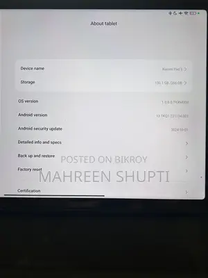 Xiaomi Pad 5 256 GB Black