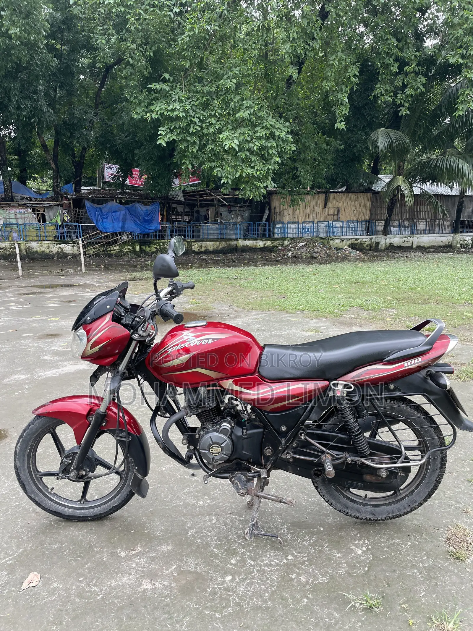 Bajaj Discover 100 2018 Red