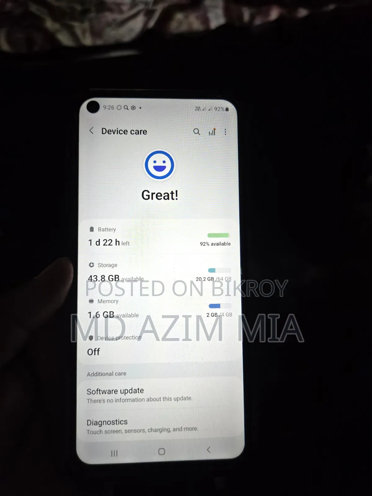 Samsung Galaxy A21s 64 GB Blue