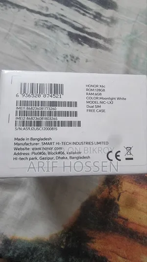 New Honor X6C 128 GB White