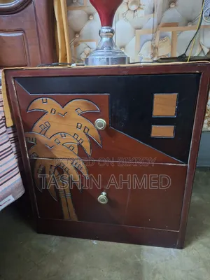 Bedside Table With Table Lamp