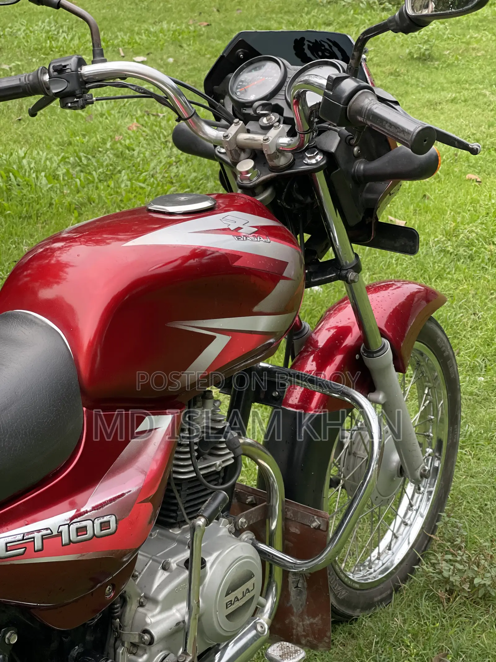 Bajaj CT 100 2016 Red