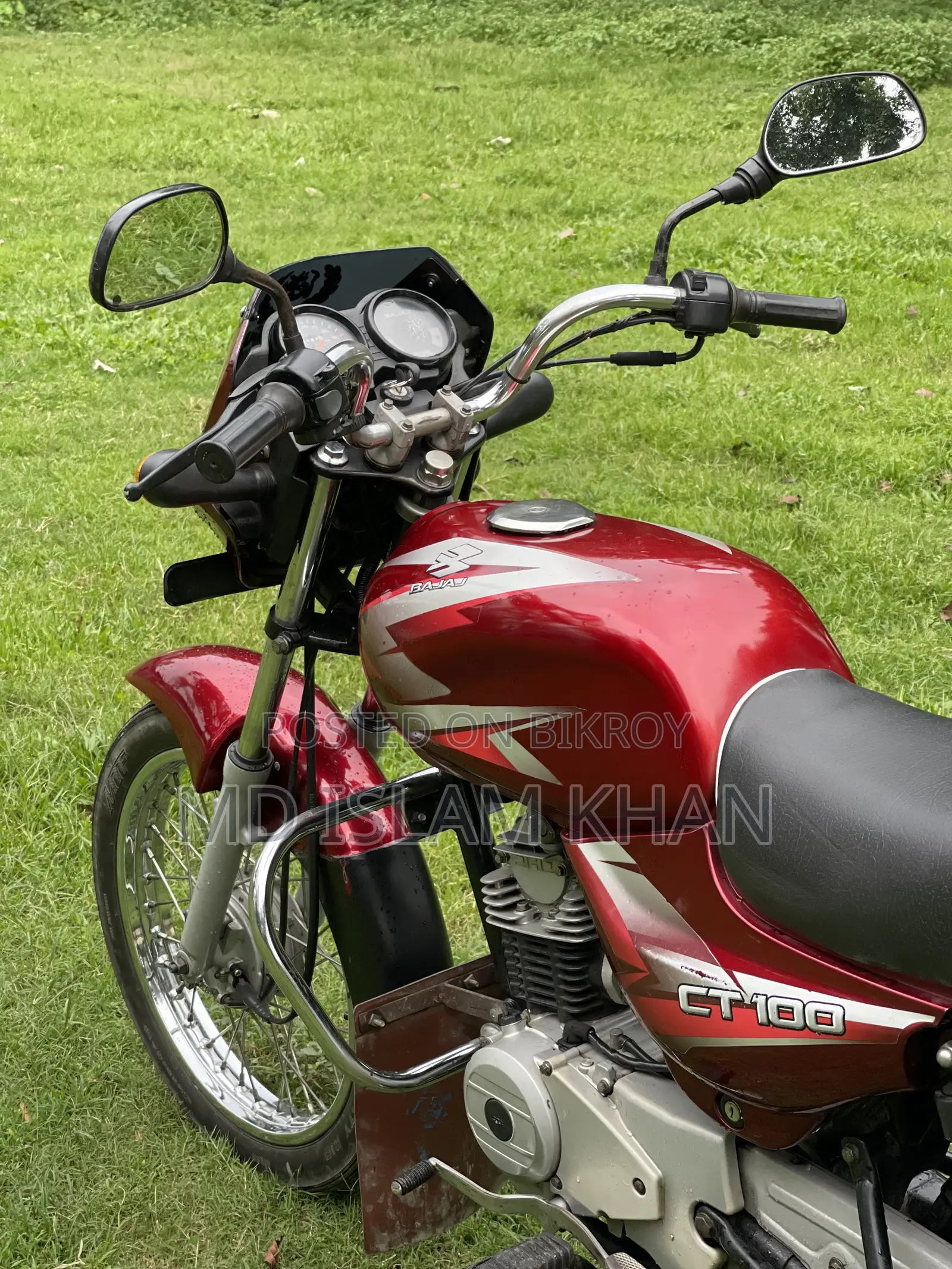 Bajaj CT 100 2016 Red