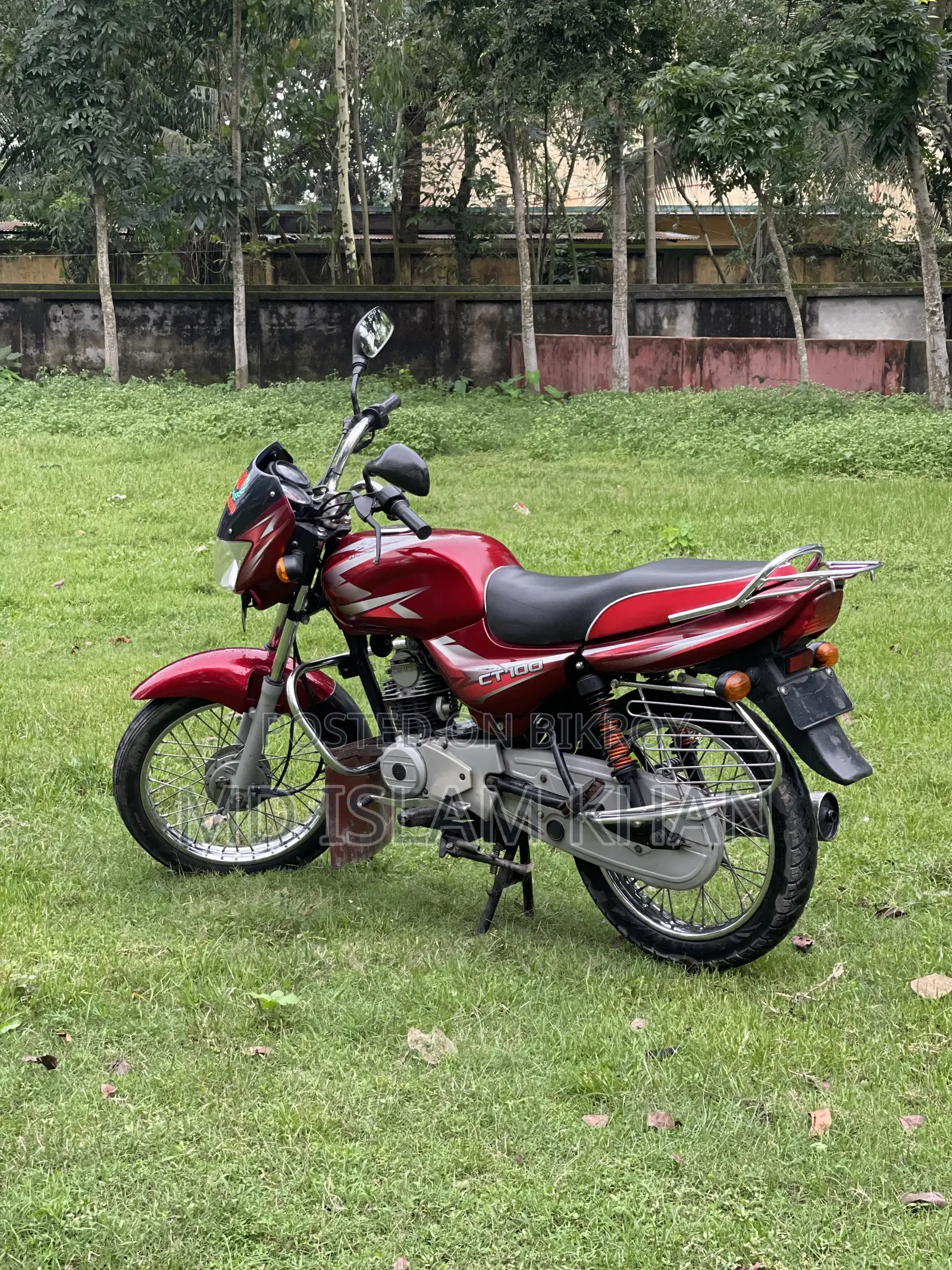 Bajaj CT 100 2016 Red