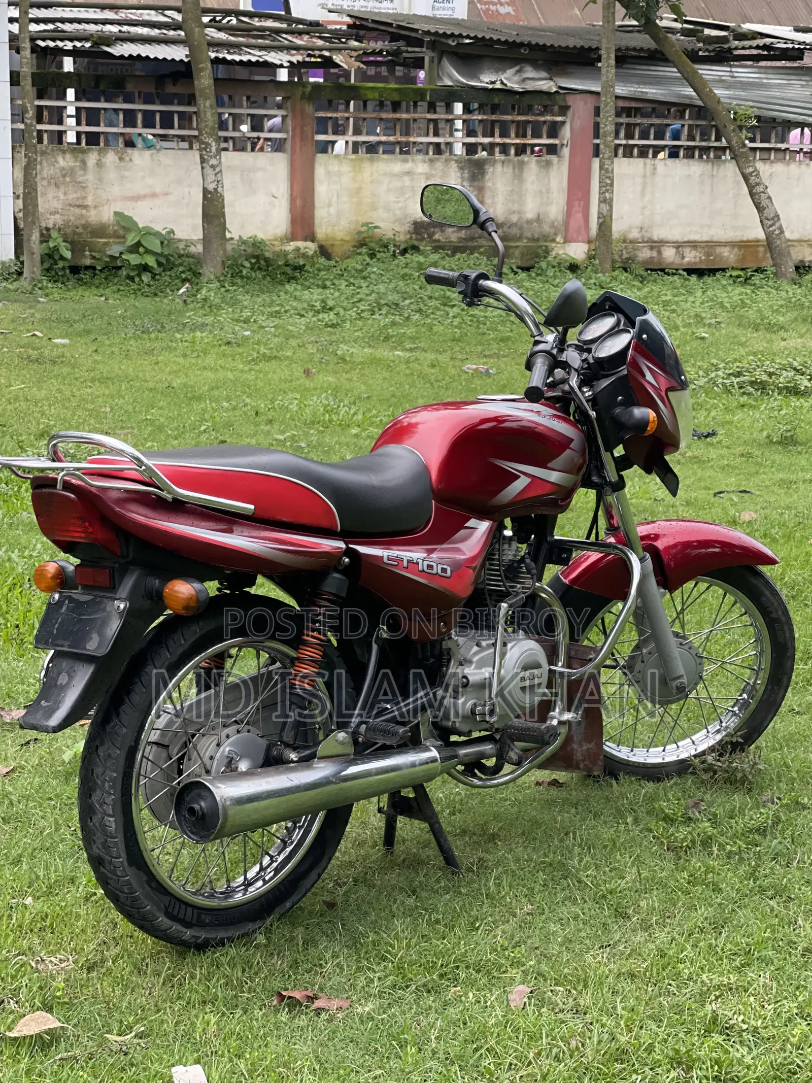 Bajaj CT 100 2016 Red