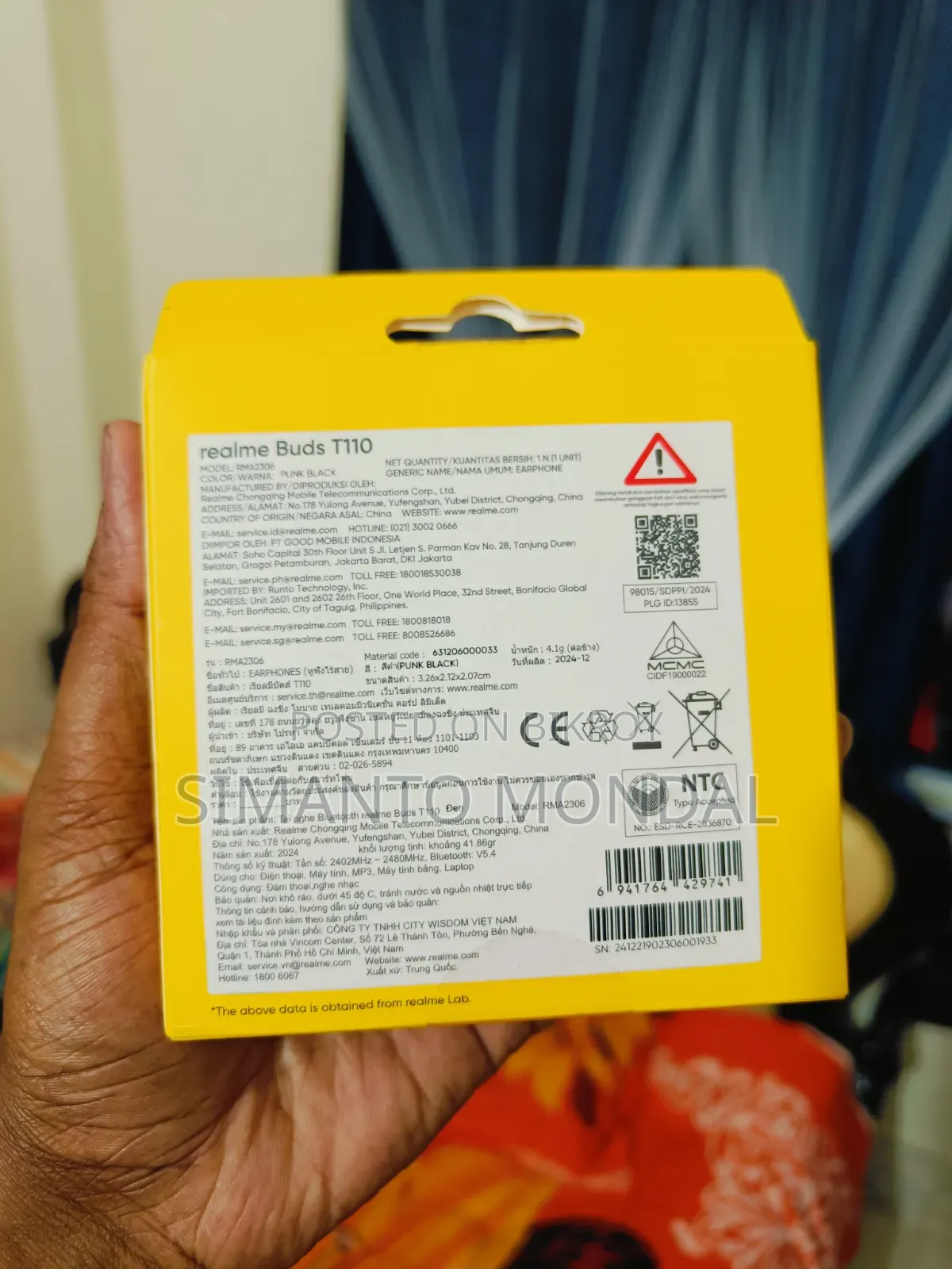 Realme Buds T100 T200 Original Intake Product