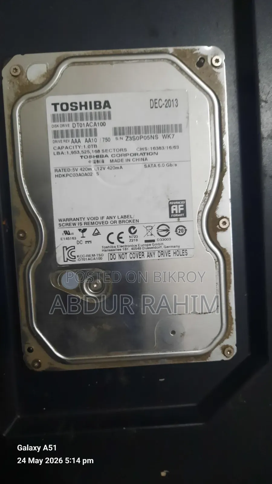 Hard Disk Sell