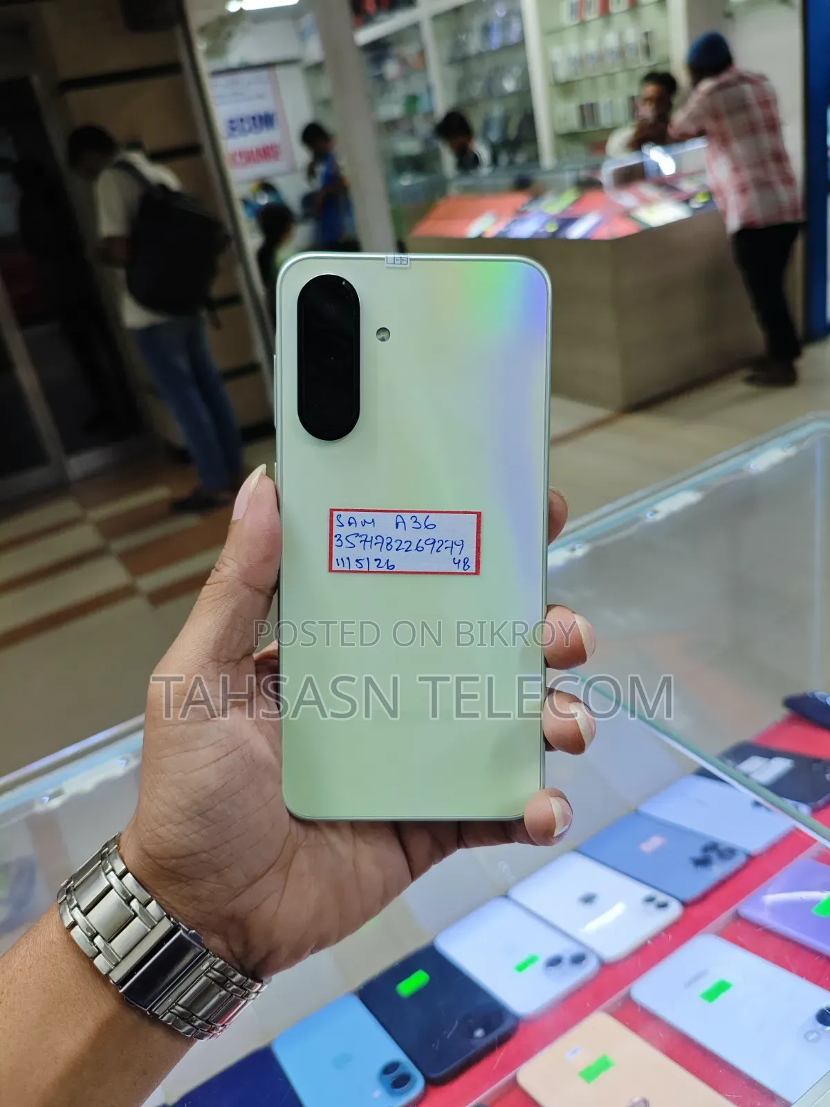 স্যামসাং গ্যালাক্সি A36 ১২৮ জিবি গ্রিন