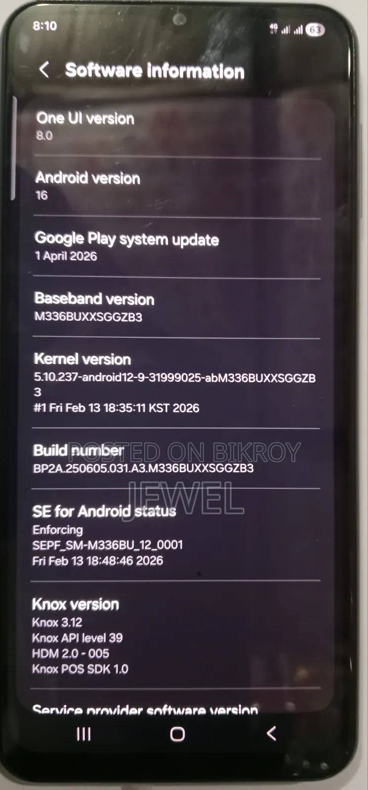 Samsung Galaxy M33 5G 128 GB Black