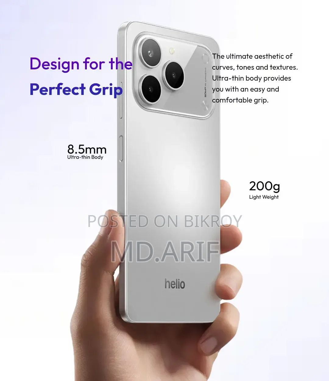 Helio 55 128 GB Silver