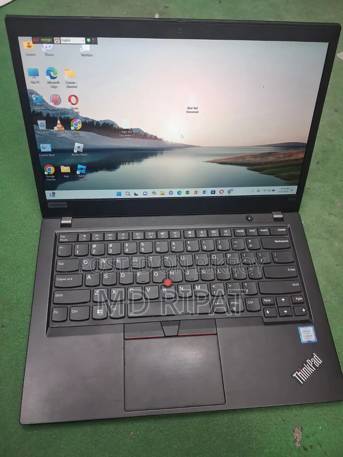 Laptop Lenovo ThinkPad T490s 8GB Intel Core I5 SSD 256GB