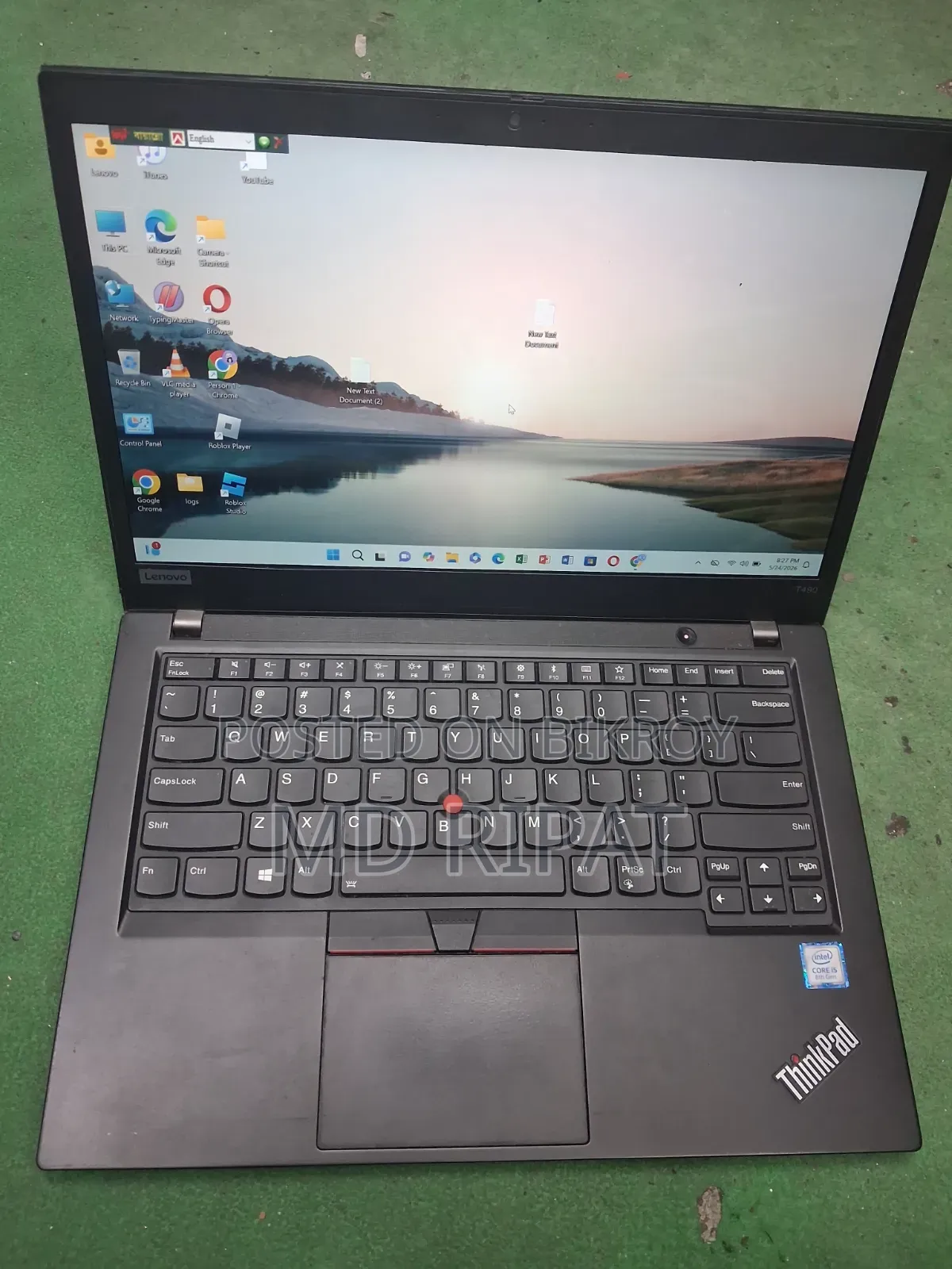 Laptop Lenovo ThinkPad T490s 8GB Intel Core I5 SSD 256GB