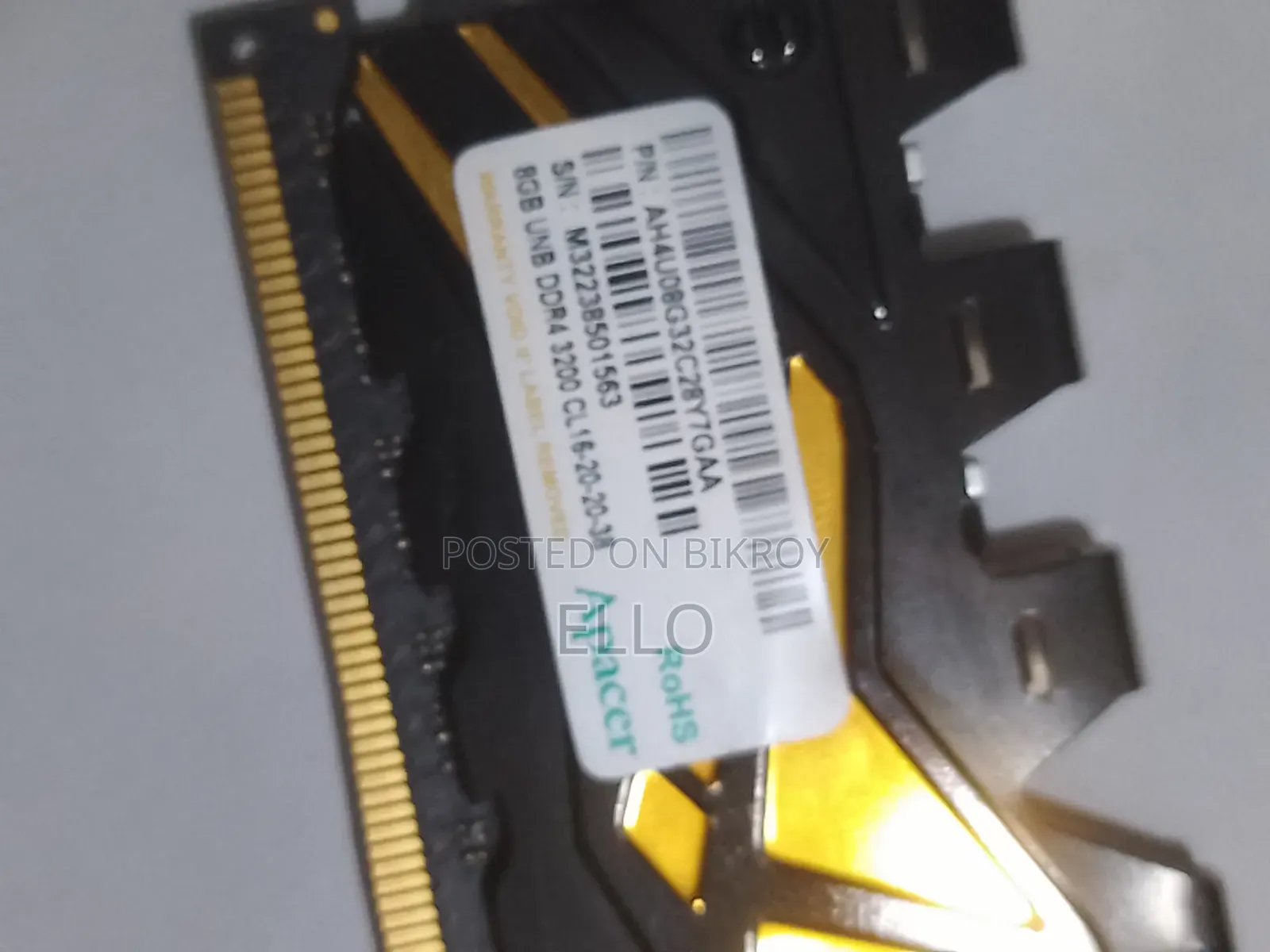 8GB DDR4 RAM for sale
