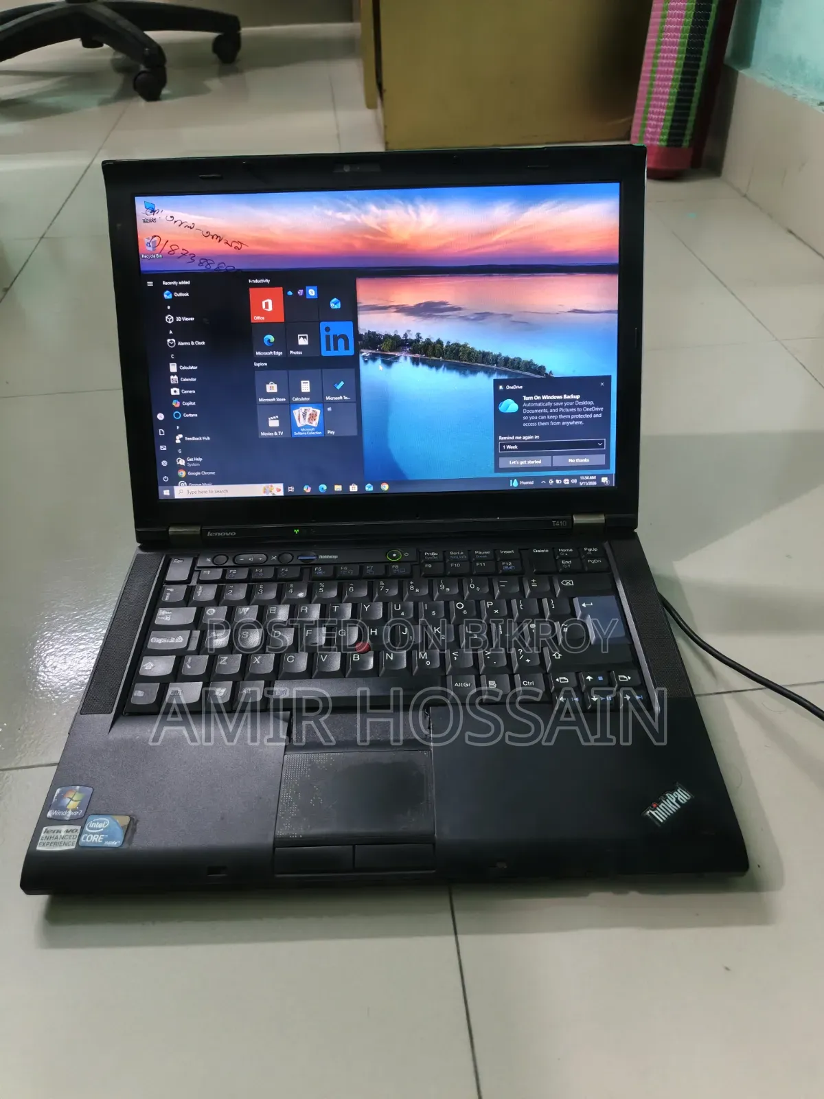 Laptop Lenovo ThinkPad T410 4GB Intel Core I5 HDD+SSD 128GB