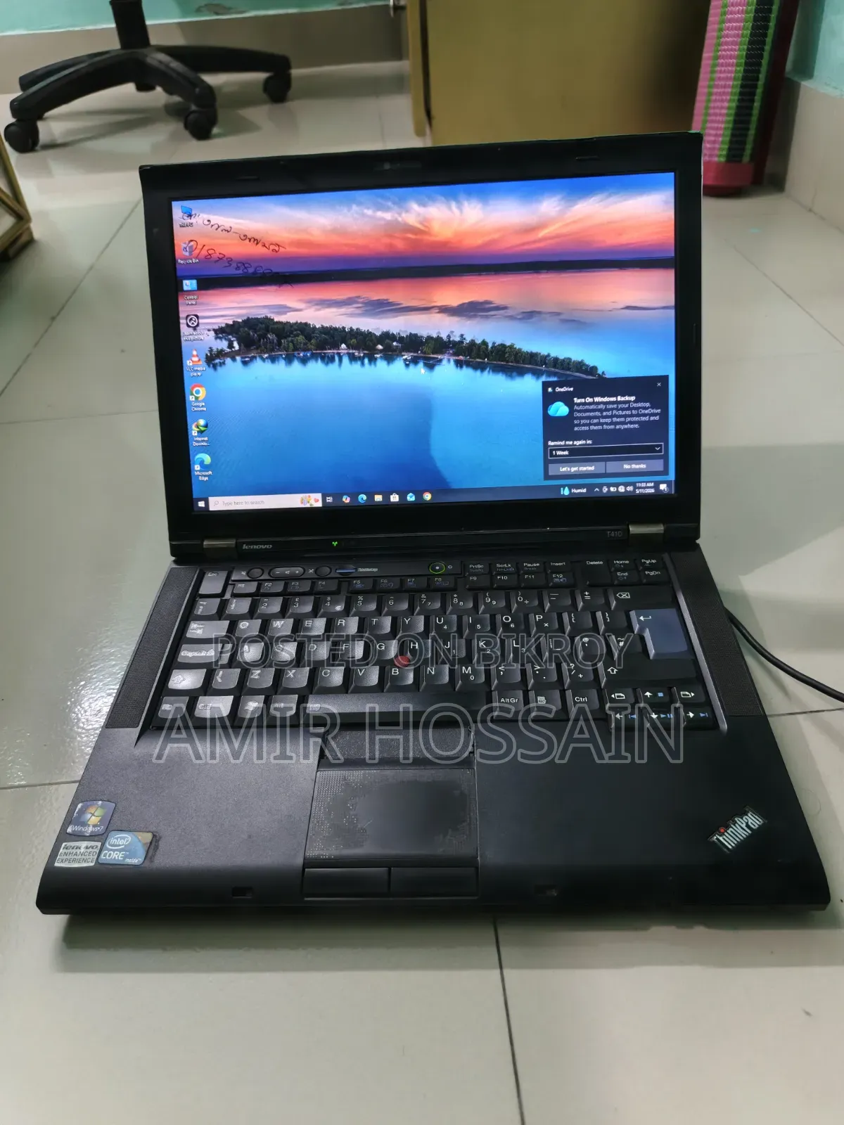 Laptop Lenovo ThinkPad T410 4GB Intel Core I5 HDD+SSD 128GB