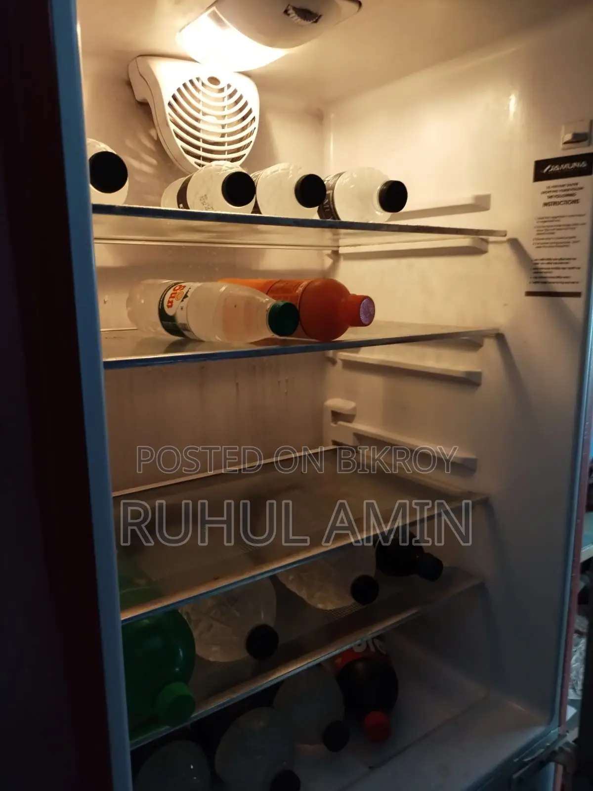 Jr-Les634800 Cd Red Lily Leaf Jamuna Refrigerator