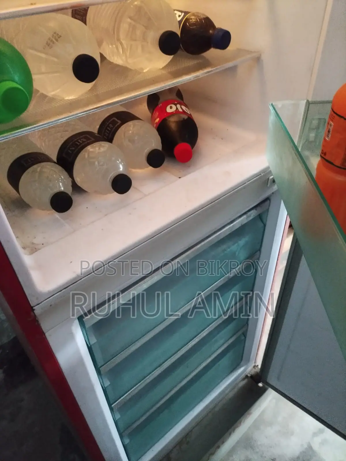 Jr-Les634800 Cd Red Lily Leaf Jamuna Refrigerator