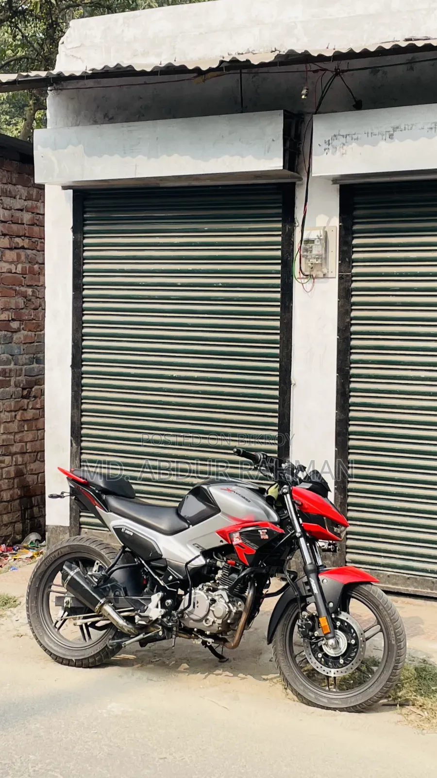 Aprophobic R6 Exhaust + Custom Benpipe for Hero Xtreme 125r