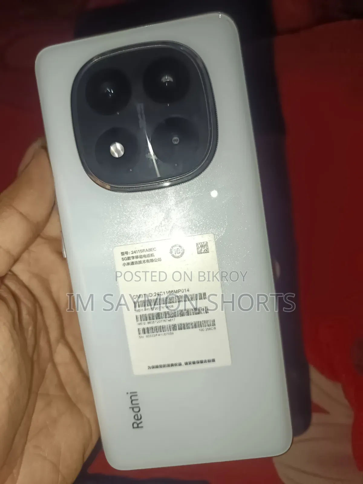 Xiaomi Redmi Note 14 Pro+ 256 GB White