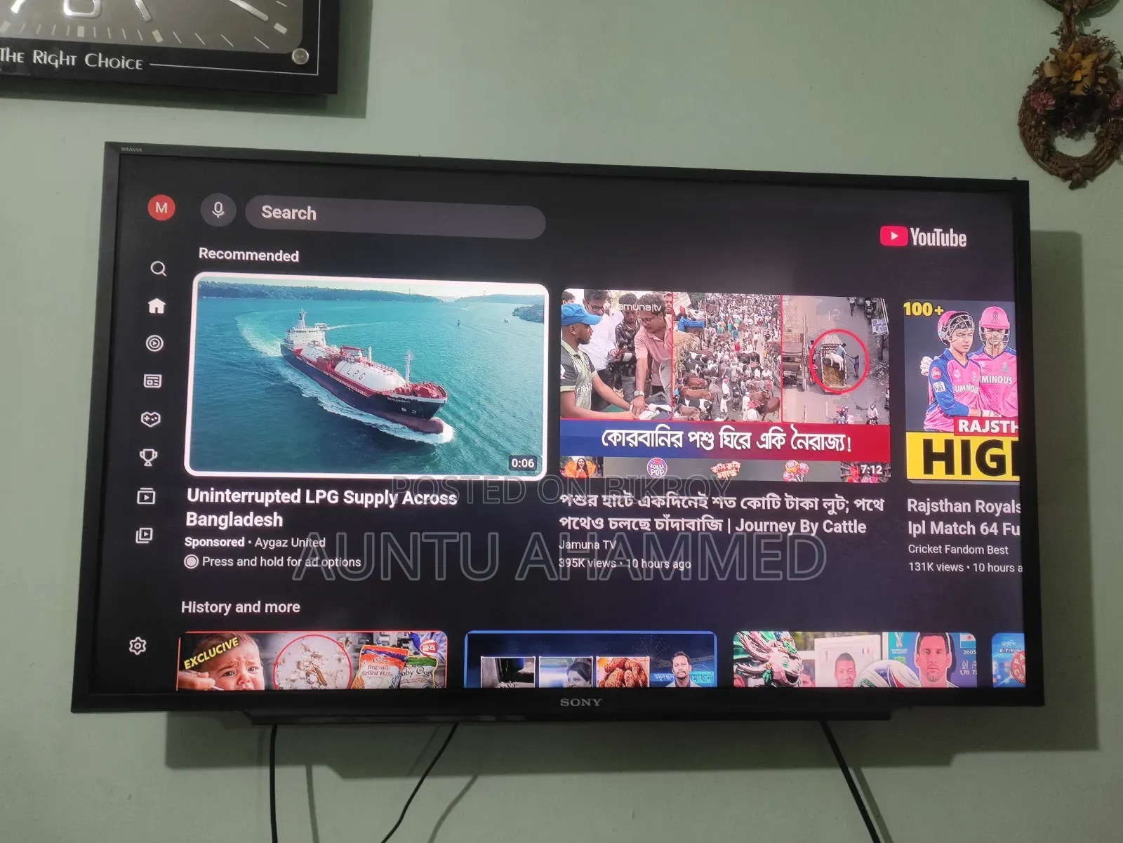 Sony Bravia Klv-40w652d