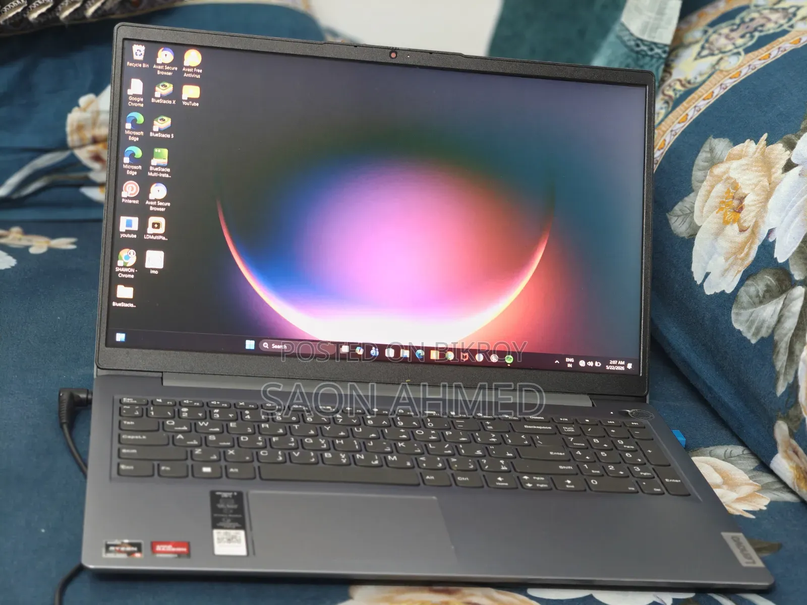 Laptop Lenovo Ideapad 3 8GB AMD Ryzen 5 SSD 512GB