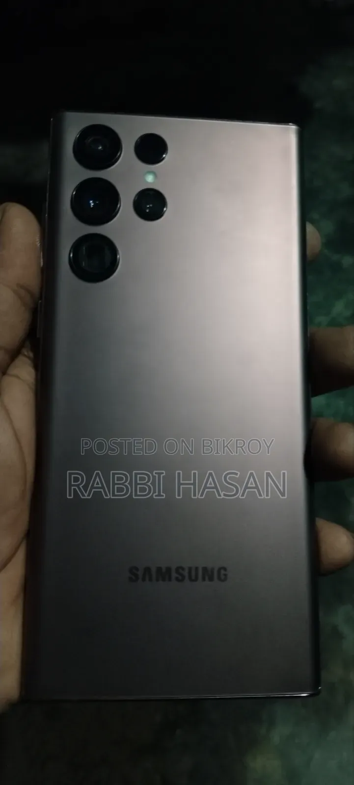 Samsung S22 Ultra: 12GB RAM: 256GB Storage: Security: ID Card