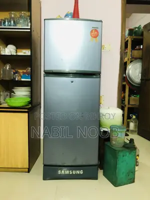 Samsung Two-Door Top-Freezer Refrigerator.