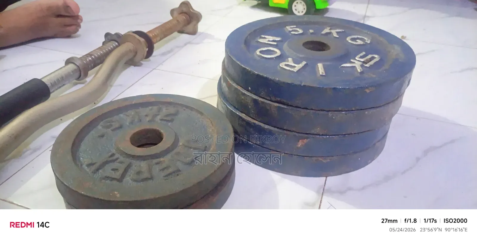Barbell / Zikzak Barbell + 25 Kg Weight