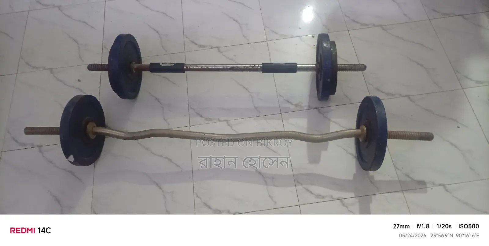 Barbell / Zikzak Barbell + 25 Kg Weight