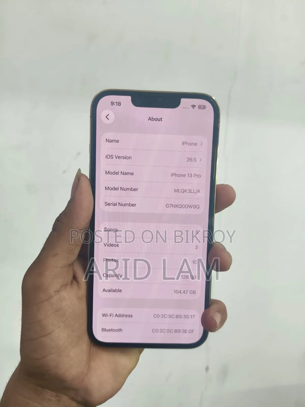 Apple iPhone 13 Pro 128 GB গোল্ড