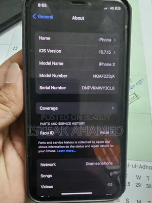 Apple iPhone X 256 GB Black