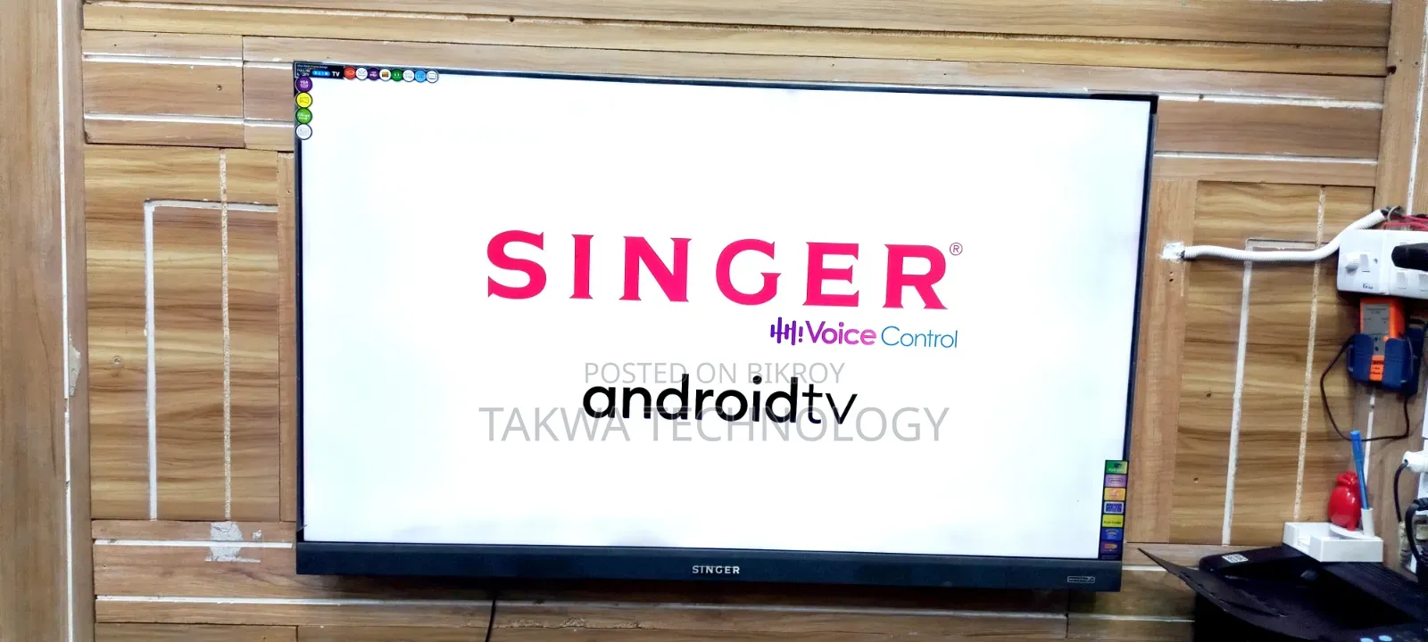 Singer 50" Smart Frameless Soundbar System Atmos Sound Like New