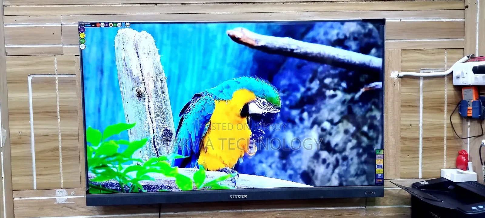 Singer 50" Smart Frameless Soundbar System Atmos Sound Like New